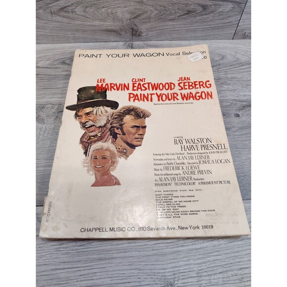 PAINT YOUR WAGON Vocal Selection 1969 Songbook CLINT EASTWOOD Nitty Gritty Dirt - Picture 2 of 14
